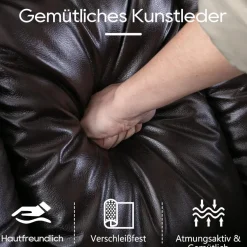 Situray Manuell Verstellbarer Relaxsessel mit Heizung, 360° Drehbar, bis 150
