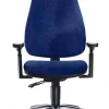 Sitwell Steifensand Fitness Büro + Homeoffice Stuhl mit Hartbodenrollen Blau