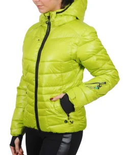 Skijacke Peak Mountain ALPINE anis, Damen, leicht und warm