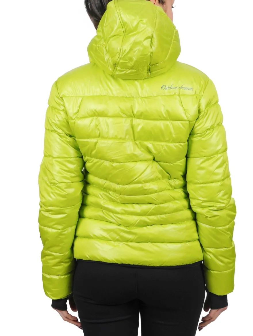Skijacke Peak Mountain ALPINE anis, Damen, leicht und warm