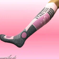 Ski & Snowboard Socken Grösse 39-42 mit weich gepolsterten Protektoren Art.-Nr. 14060