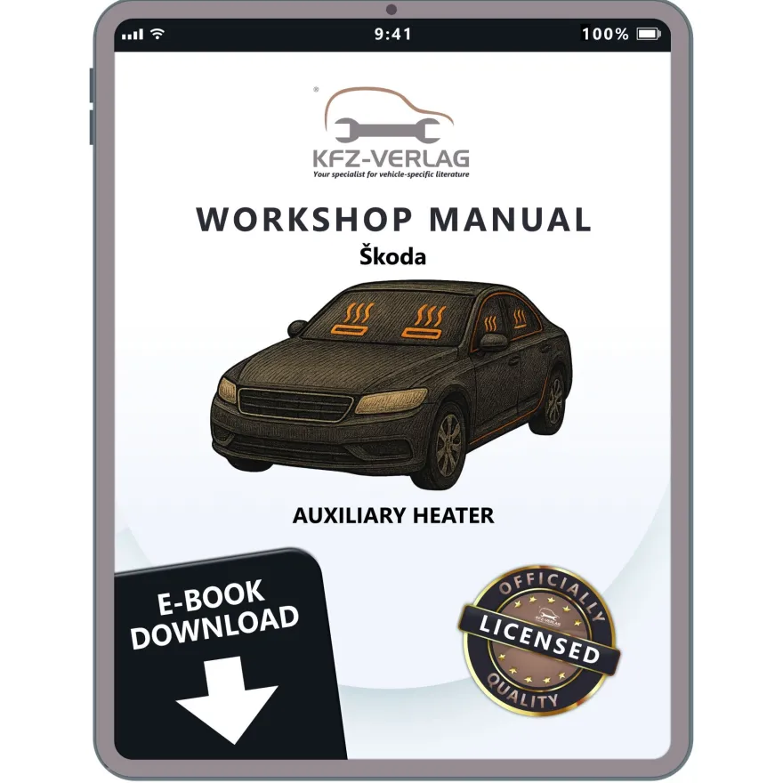 Skoda Superb NZ from 2023 auxiliary supplementary heater repair manual eBook