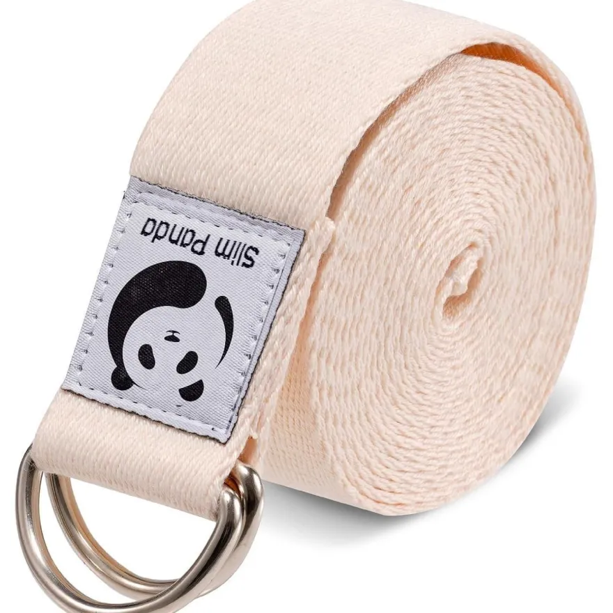 Slim Panda Yogagurt aus Baumwolle - Praktisches Zubehör für Dehnen und Fitness