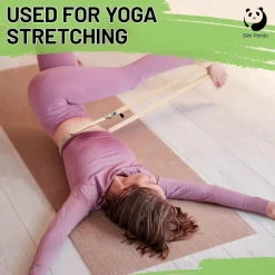 Slim Panda Yogagurt aus Baumwolle - Praktisches Zubehör für Dehnen und Fitness