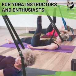 Slim Panda Yogagurt aus Baumwolle - Praktisches Zubehör für Dehnen und Fitness