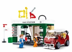 Sluban Town Set M38-B0759B Pompstation / Tankstelle Gas Station