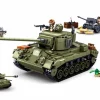 Sluban WWII Army Set M38-B0860 Militär Medium green Tank Panzer 2in1