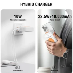 4smarts 6in1 Hybrid Charger, Wireless Powerbank