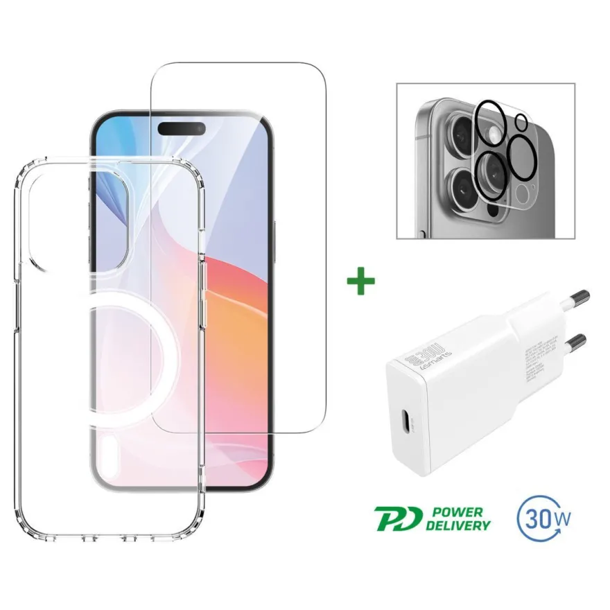 4smarts 3in1 Premium Starter Set für Apple iPhone 16 Pro