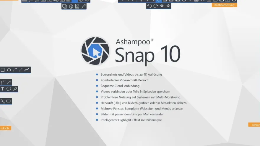 Snap 10 - Einfach alles auf dem Bildschirm aufnehmen und bearbeiten