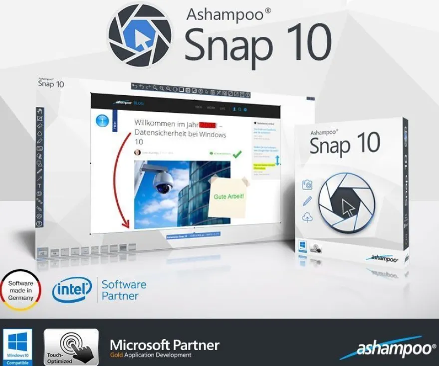 Snap 10 - Einfach alles auf dem Bildschirm aufnehmen und bearbeiten