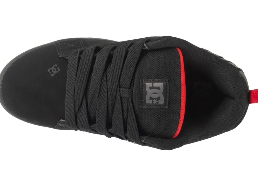 Sneakers DC Shoes Court Graffik schwarz, grau, rot