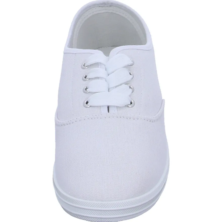 Sneakers Leinen Schnürhalbschuh