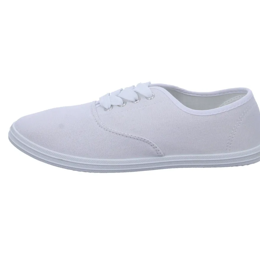 Sneakers Leinen Schnürhalbschuh