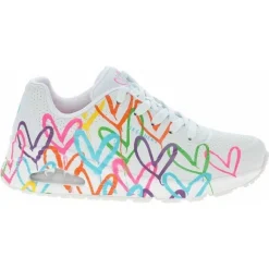 Sneakers Skechers Highlight Love Damen Weiß