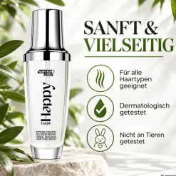 Softto+Plus Happy Hair Serum | Hitzeschutz Argan & Keratin Anti-Frizz | 100 ml