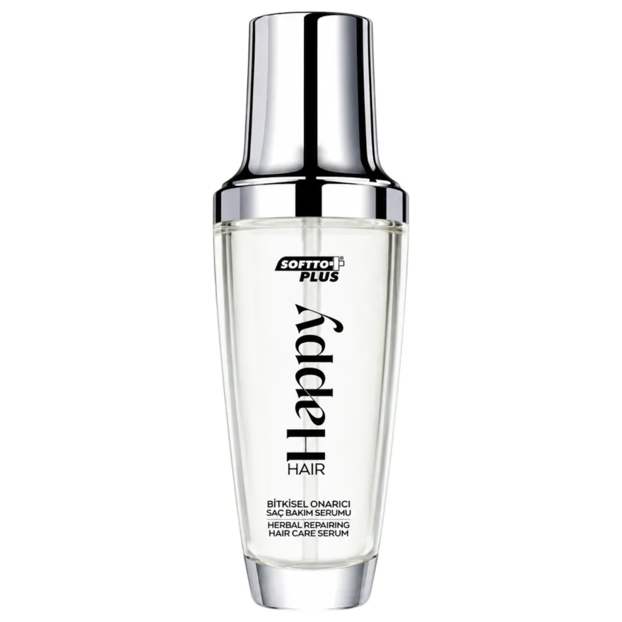 Softto+Plus Happy Hair Serum | Hitzeschutz Argan & Keratin Anti-Frizz | 100 ml