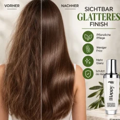 Softto+Plus Happy Hair Serum | Hitzeschutz Argan & Keratin Anti-Frizz | 100 ml