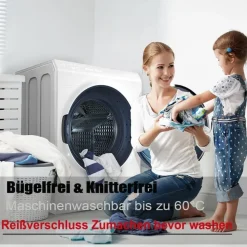 Soifox Bettwäsche 140x200 cm Weiß - Bügelfrei & Knitterfrei Mikrofaser Set