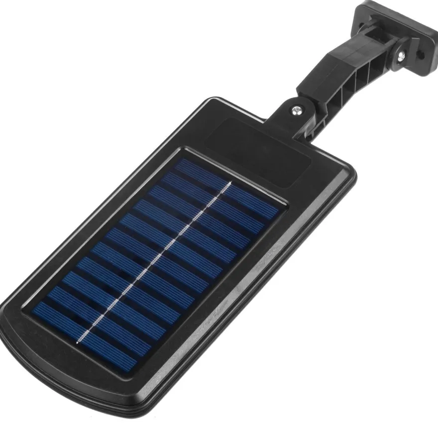 Solar Straßenlampe mit Bewegungs- und Dämmerungssensor IP54 4W 400 Lumen 6500K