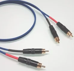 Sommercable -Onyx 2025- HiFi Cinchkabel - Stereokabel - OFC - Rean RCA - Blau