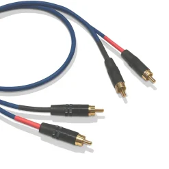 Sommercable -Onyx 2025- HiFi Cinchkabel - Stereokabel - OFC - Rean RCA - Blau