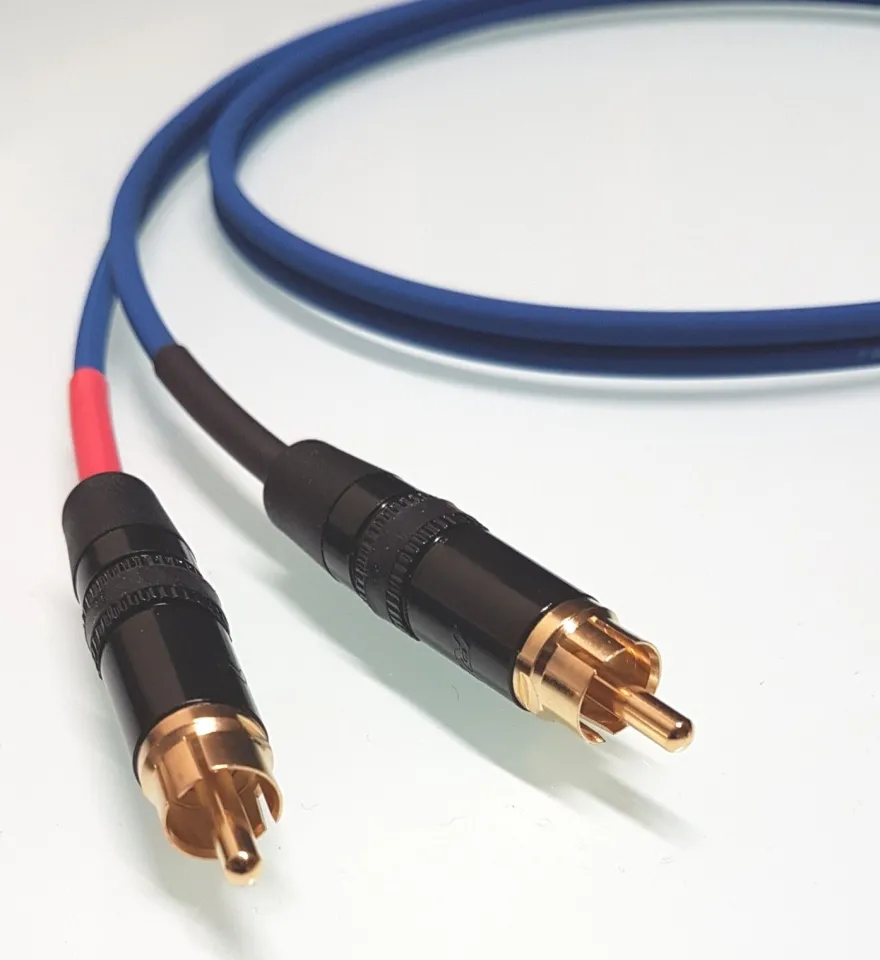 Sommercable -Onyx 2025- HiFi Cinchkabel - Stereokabel - OFC - Rean RCA - Blau