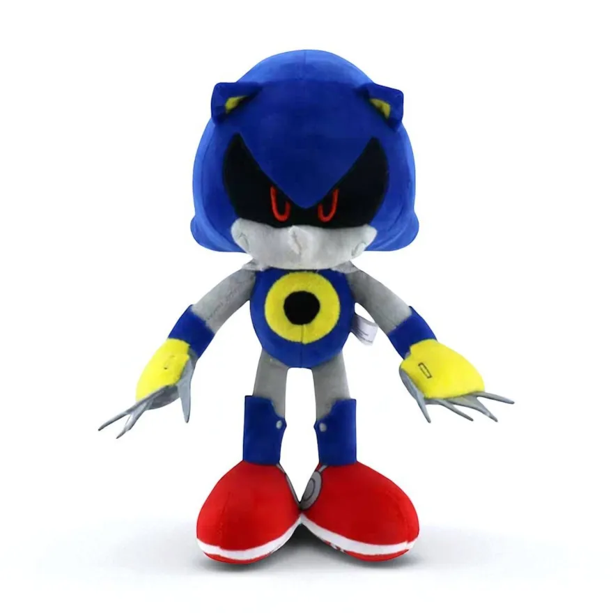 Sonic Metal Sonic Plüschtier 30 cm - Sonic the Hedgehog Kuscheltier - Spielzeug