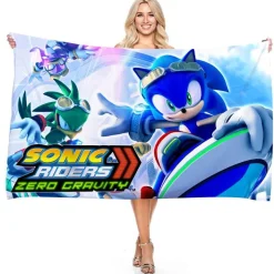 Sonic the Hedgehog Strandtuch Miles Tails Knuckles Echidna Badetücher Picknickmatte