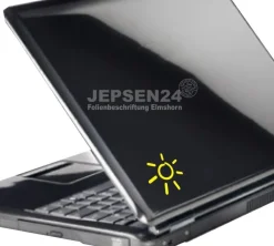 Sonnen Aufkleber - 5cm Sonne S75 für Auto Handy Ipad Spiegel usw