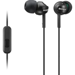 SONY In-Ear Kopfhörer mit Headsetfunktion, Schwarz