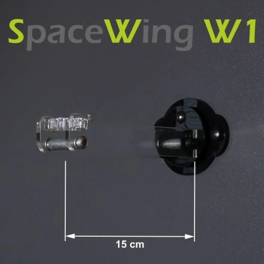 SpaceWing® W1 aus Plexiglas für eure LEGO Modelle Tiefe: 15,0 cm
