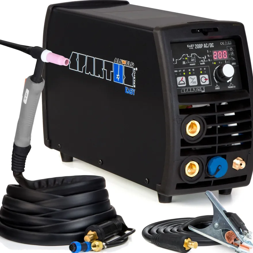 Spartus EasyWIG 208P AC/ DC Schweißgerät WIG AC/ DC MMA 230V 50Hz 10-200A