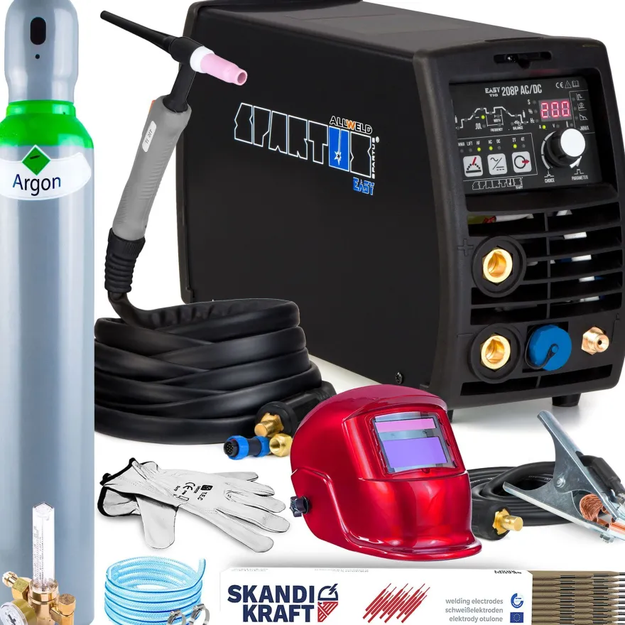 Spartus EasyWIG 208P AC/ DC Schweißgerät WIG AC/ DC MMA 230V 50Hz 10-200A