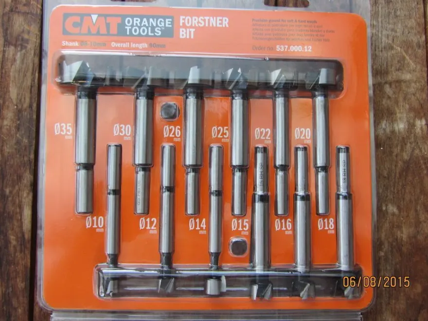 SP Forstnerbohrersatz 12teilig 10 bis 35mm CMT Orange Tools