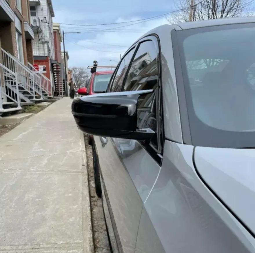 Spiegelkappen Schwarz Hochglanz für BMW 3er G20 G21 5er G30 G31 M Paket