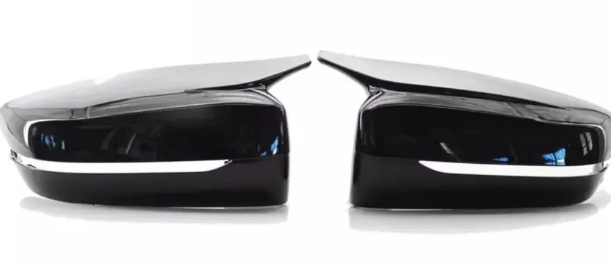 Spiegelkappen Schwarz Hochglanz für BMW 3er G20 G21 5er G30 G31 M Paket