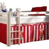 Spielbett Pino Kiefer massiv 90 x 200 cm Weiß