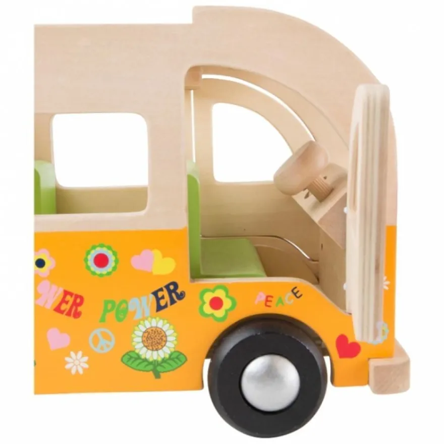 Spielbus Hippie aus Holz