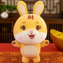 Spielzeug Plüschtiere Hase Plüschpuppe Kaninchen Jahr Maskottchen