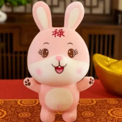 Spielzeug Plüschtiere Hase Plüschpuppe Kaninchen Jahr Maskottchen