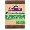 Spontex Scheuerschwämme ohne Farbstoffe 2er Neu im Sortiment (Gr. Normal)
