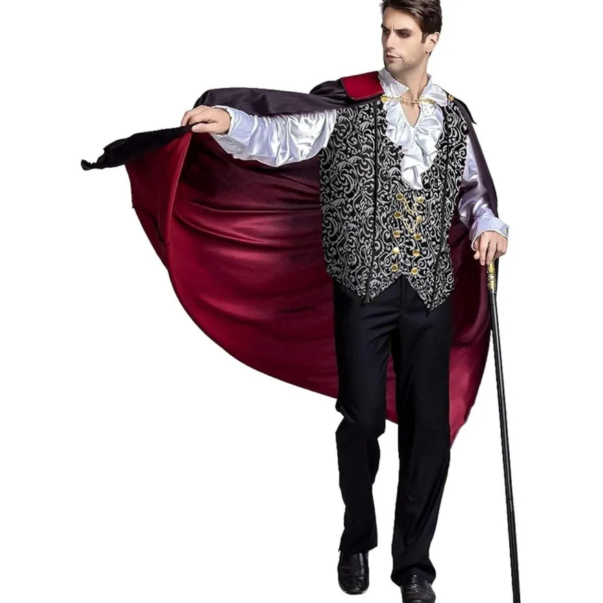 Spooktacular Creations Herren Renaissance Mittelalter Vampir Deluxe Halloween