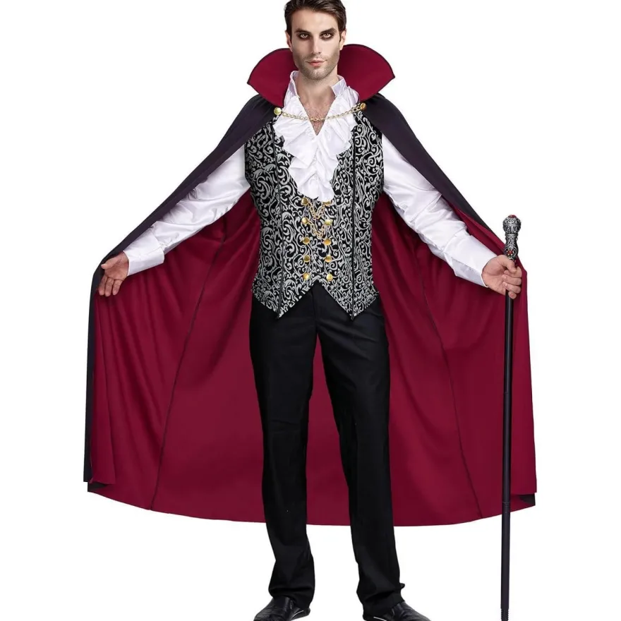Spooktacular Creations Herren Renaissance Mittelalter Vampir Deluxe Halloween