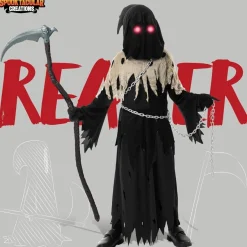 Spooktacular Creations Sensenmann Kostüm für Kinder, Halloween Grim Reaper Boy