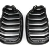 SPORT KÜHLER-GRILL Hochglanz Schwarz Doppelspeichen FÜR BMW F22 F23 BJ 2014-2016