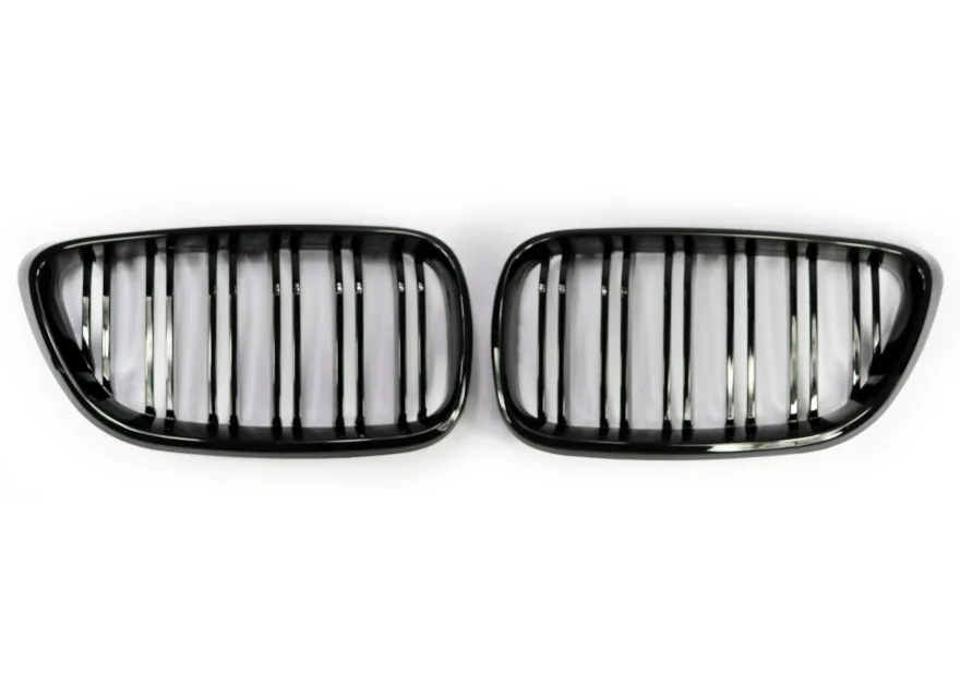 SPORT KÜHLER-GRILL Hochglanz Schwarz Doppelspeichen FÜR BMW F22 F23 BJ 2014-2016