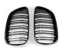 SPORT KÜHLER-GRILL Hochglanz Schwarz Doppelspeichen FÜR BMW F22 F23 BJ 2014-2016