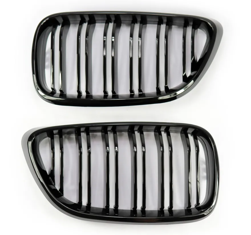 SPORT KÜHLER-GRILL Hochglanz Schwarz Doppelspeichen FÜR BMW F22 F23 BJ 2014-2016