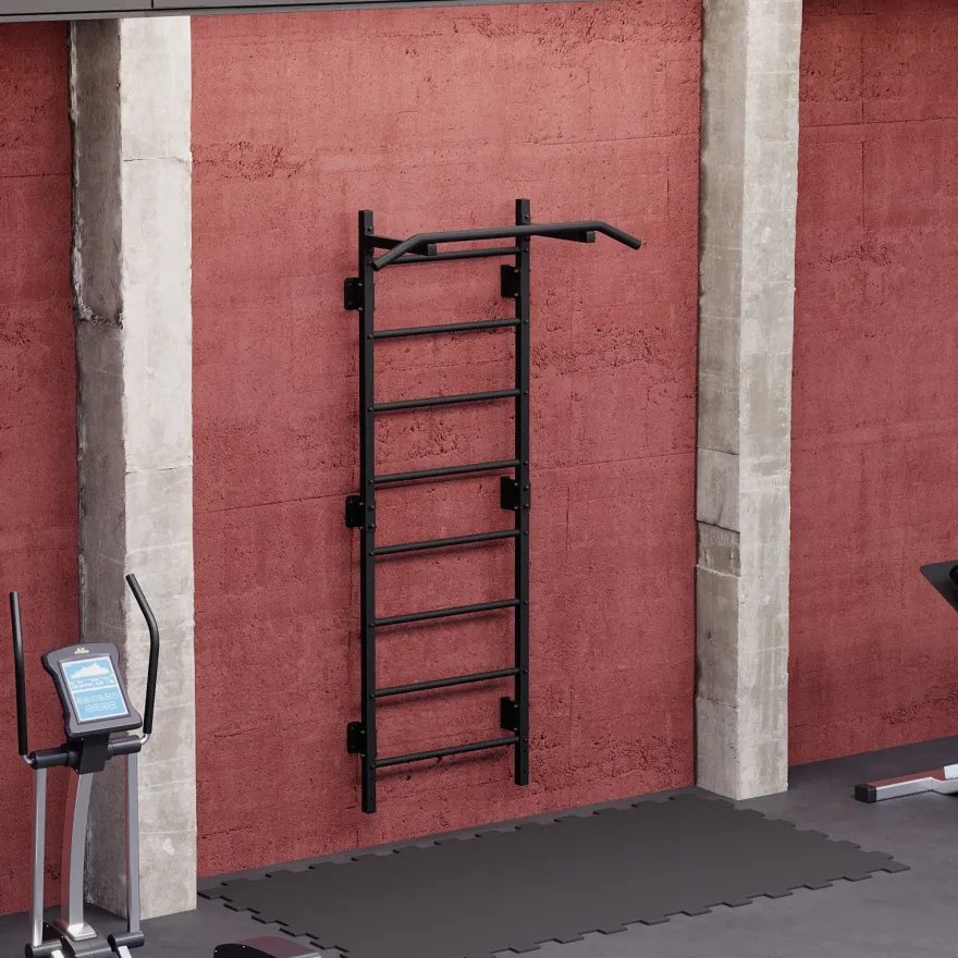 Sprossenwand Kletterwand Klimmzugstange Klettergerüst 10 Sprossen bis 280 kg 6810